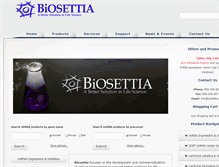 Tablet Screenshot of biosev.com